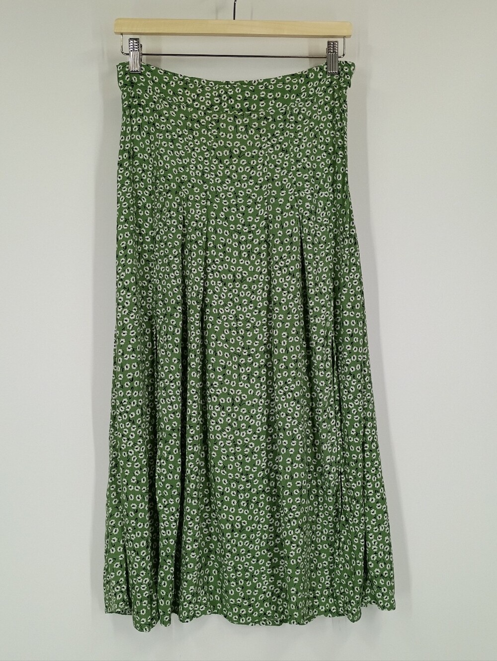 H&M Split Floral Midi Skirt